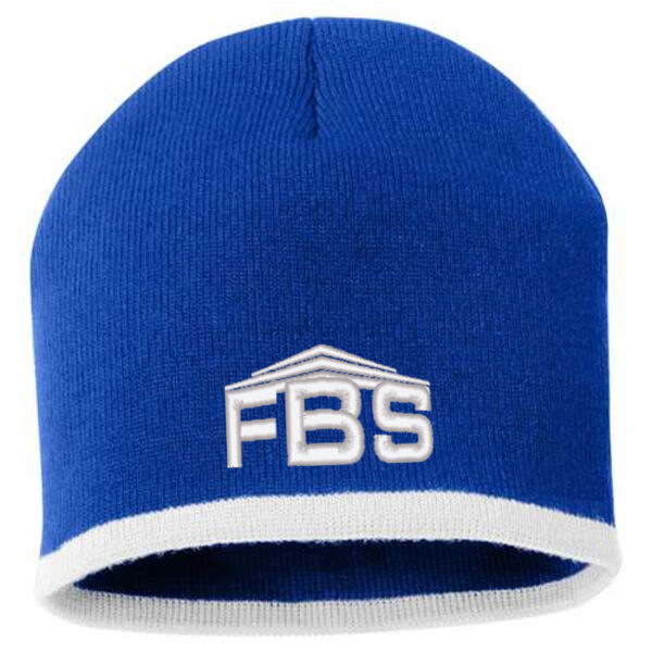 Sportsman - 8" Bottom-Striped Beanie - Embroidered Logo Sportsman - 8" Bottom-Striped Beanie - Embroidered Logo Thumbnail