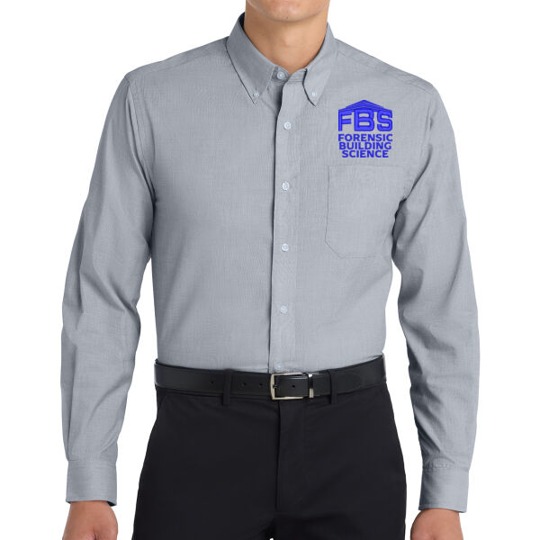 Port Authority Crosshatch Easy Care Shirt - Embroidered Logo Port Authority Crosshatch Easy Care Shirt - Embroidered Logo Thumbnail